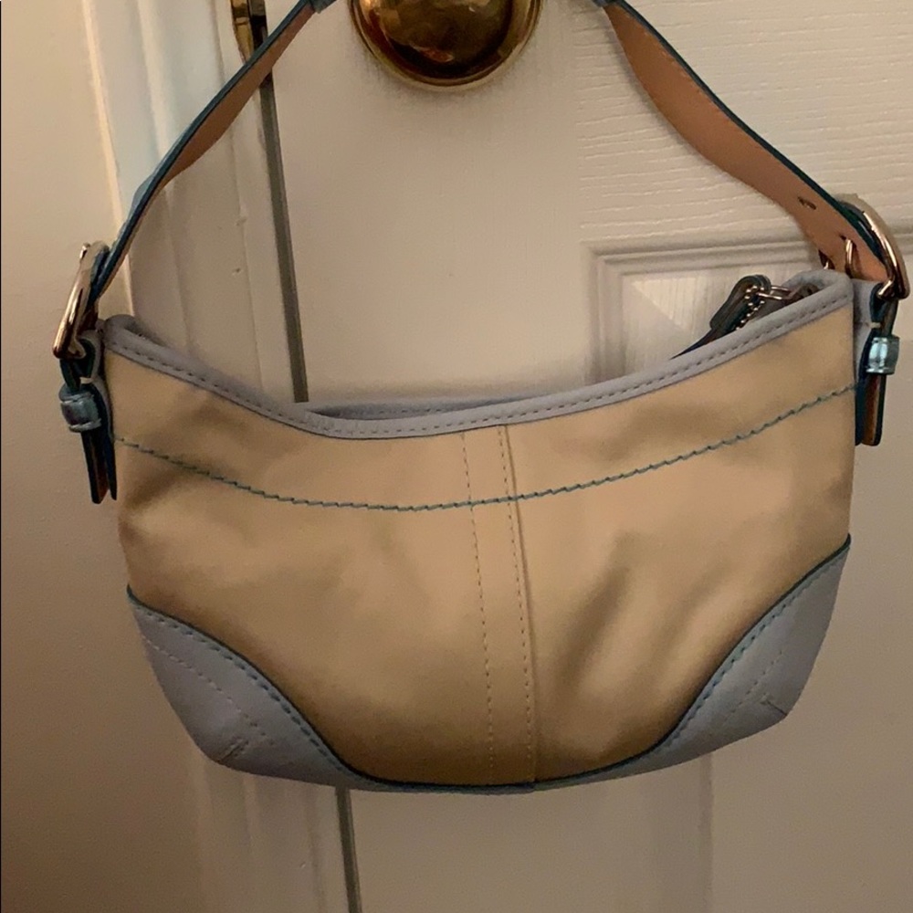 Coach satin bag